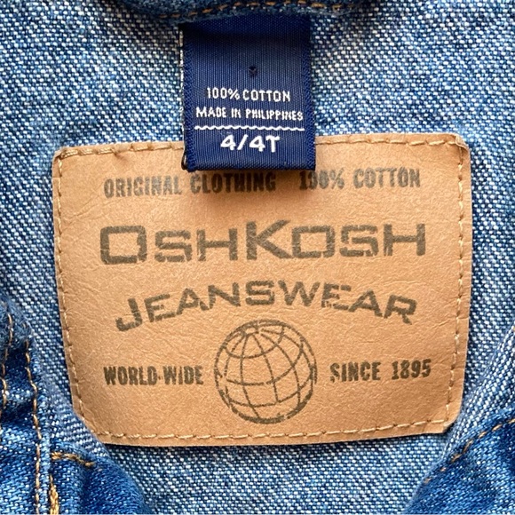 OshKosh: Classic jean jacket in a 4/4T. - Picture 9 of 10